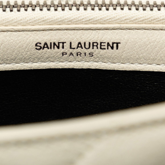 Authentic Yves Saint Laurent Chevron Monogram Medium College Bag - Picture 9 of 11